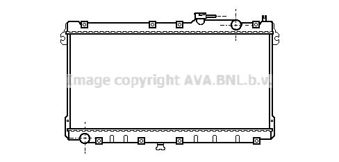 AVA QUALITY COOLING Радиатор, охлаждение двигателя MZ2087